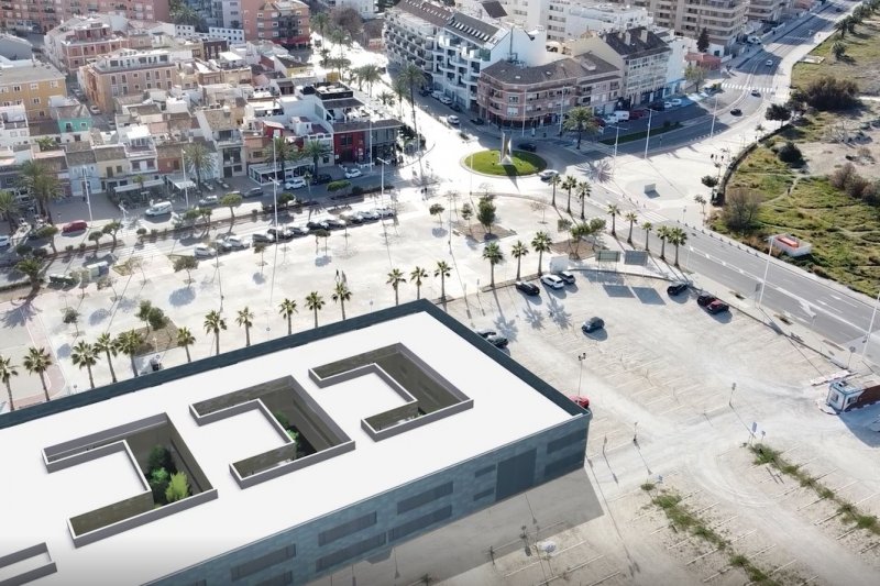El equipo de gobierno quiere que el centro de FP Gent de Mar sea un edificio atractivo con el entorno