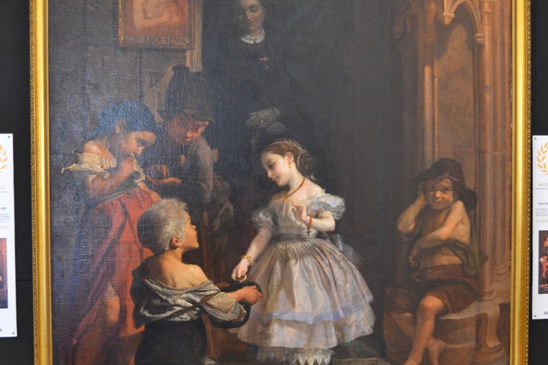 La Fundaci Dnia dona a Dnia un cuadro que Domingo Llorens pint para la reina Isabel II
