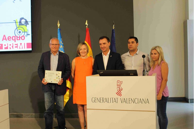 LAjuntament de Dnia rep un premi de la Generalitat pel projecte Caminis, xarxa de camins escolars