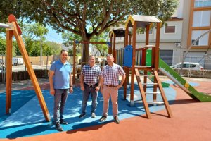 El parc del Montg dOndara es reobri amb importants millores en jocs infantils