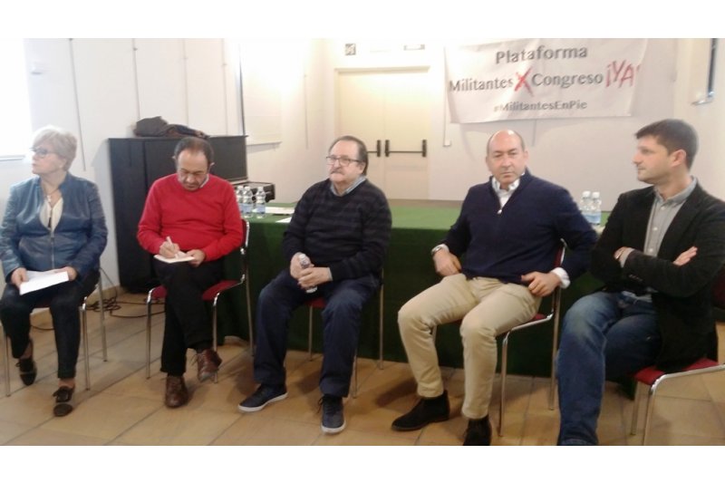 La plataforma socialista recolza la candidatura de Pedro Snchez a les primries