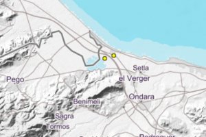 Pequeos temblores de tierra en El Verger y Els Poblets 