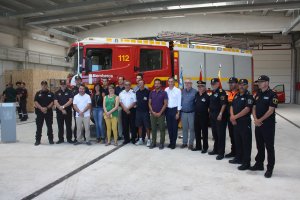 El parc auxiliar de bombers de Benissa s'inaugura amb cinc efectius mentre acaba el procs d'oposicions