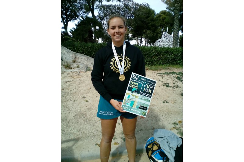Tenis: La dianense Silvia Bordes se proclama campeona autonmica jnior