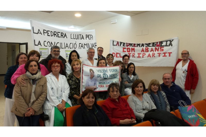Los enfermeros del Hospital de La Pedrera estn dispuestos a encerrarse y a hacer huelga