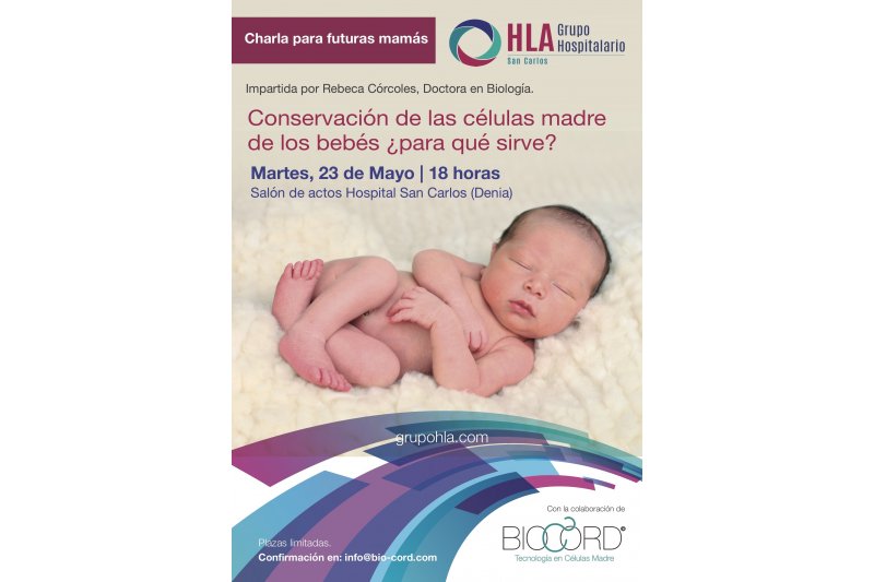 El hospital HLA San Carlos har una charla sobre conservacin de clulas madre de sangre del cordn umbilical el martes