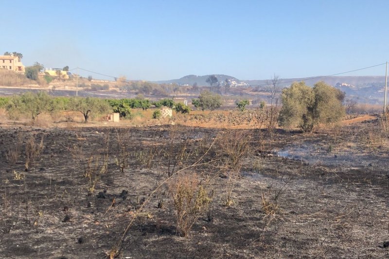 Tres casas de Jess Pobre han sido evacuadas por el incendio de Xbia 