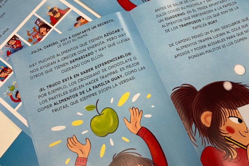 Ribera edita un cuento infantil para ensear a los nios a identificar alimentos con alto contenido en azcar
