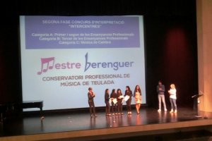  Cinco alumnas del Conservatorio de Teulada ganan el concurso de interpretacin