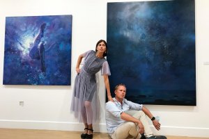 Dos artistes ucranesos promouen la mostra Art per la Pau a Xbia per a recaptar fons i ajudar al seu pas