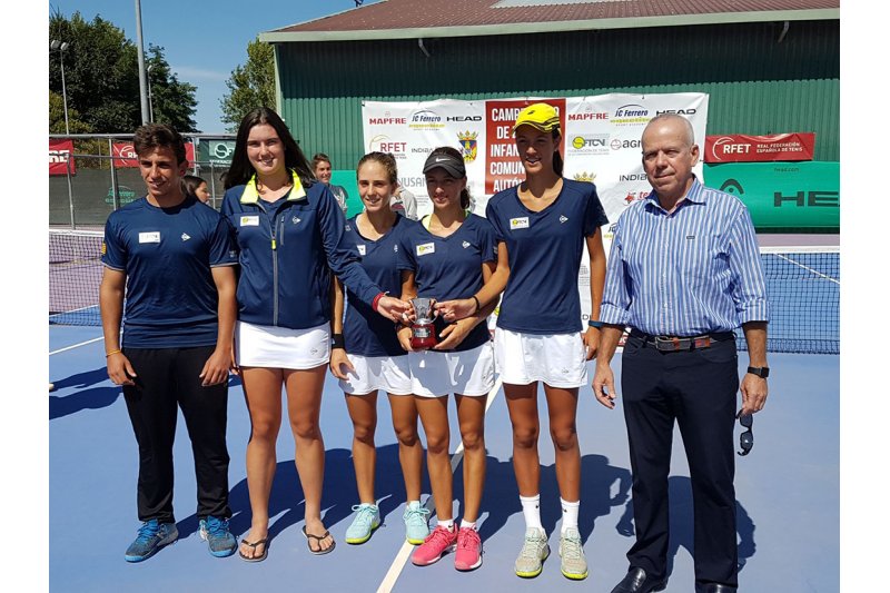 Tenis: Andrea Redondo se proclama campeona de Espaa infantil con la seleccin valenciana