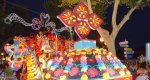 Una colorista carroza dedicada a Mjico da el primer premio a Les Roques 