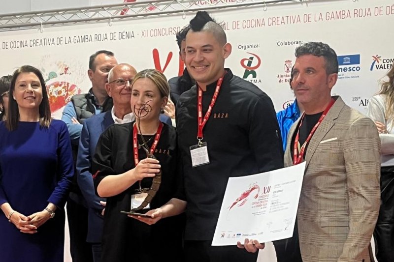 Cristina Gmez, del restaurante Fierro de Valencia, gana el Concurso de la Gamba Roja
