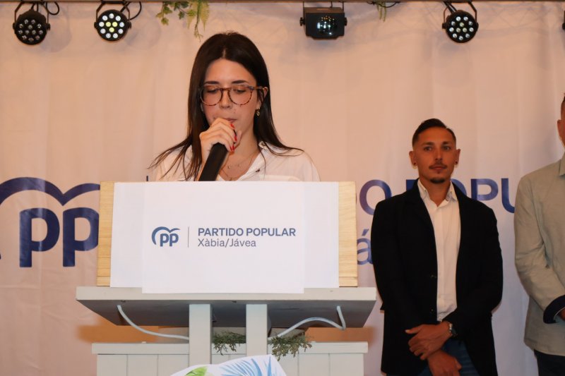 Rosa Cardona en la presentacin de la candidatura del PP: queremos una Xbia segura, limpia y acogedora