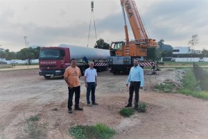 La retirada del depòsit del gas culmina la primera fase d’adequació del parc Tossals d’Ondara