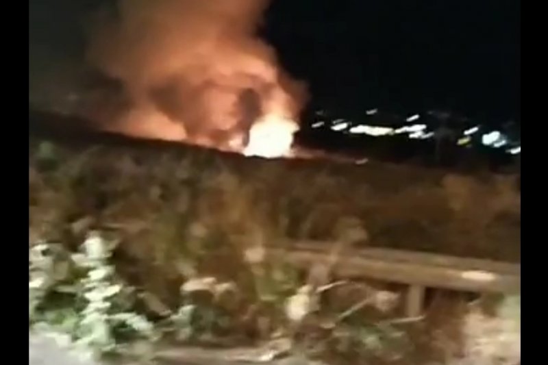 El espectáculo piromusical de Dénia desata un incendio junto a Torrecremada 
