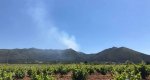Primeras imgenes del incendio de la Serra de Brnia 