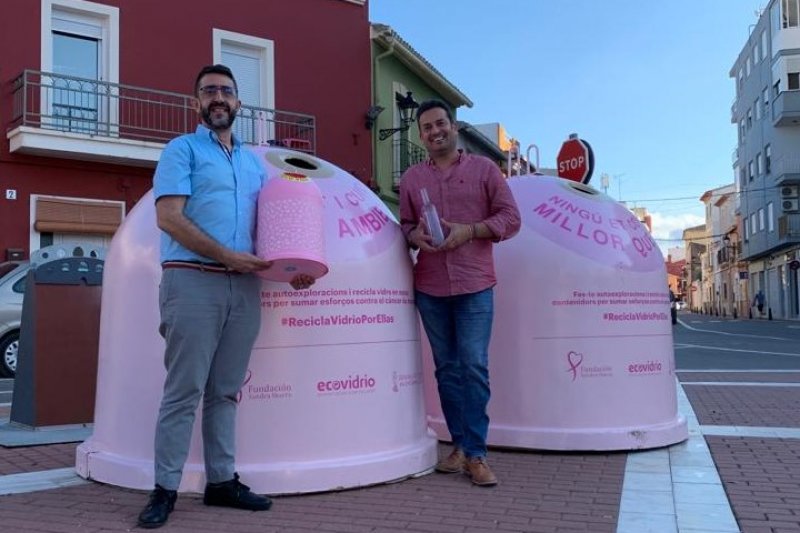 Los Ayuntamientos de Els Poblets y El Verger se suman a la campaa de reciclaje Por ellas