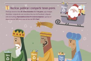 L’Ajuntament de El Verger promou la campanya Per Nadal i Reis també reciclem
