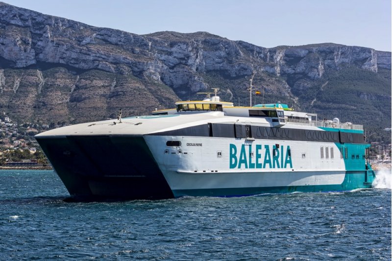 Baleria retoma las conexiones en alta velocidad desde Dnia a las Baleares con las mximas medidas de seguridad 