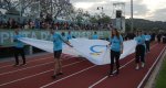 Un muntatge coreogràfic dona la benvinguda de Pego als participants dels Mini Jocs 
