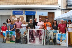 David Escarabajal s’imposa en el Concurs de Pintura Ràpida de la Fira de Comerç de Sant Miquel a Pego