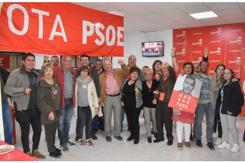 Autonmicas 2019: Victoria de los socialistas en la Marina Alta y Comproms es el segundo partido ms votado