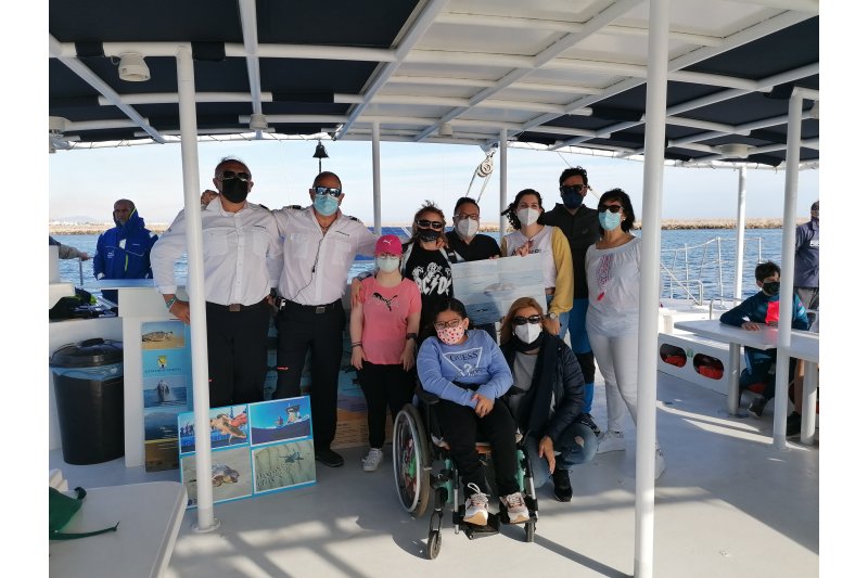Visita de alumnos del IES Sorts de la Mar a la reserva marina