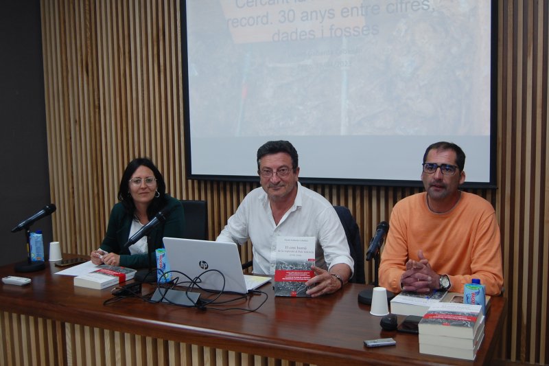 Vicent Gavarda aborda la represión durante la Guerra Civil y la posguerra en el Cicle de Memòria Històrica 2023 de Pego