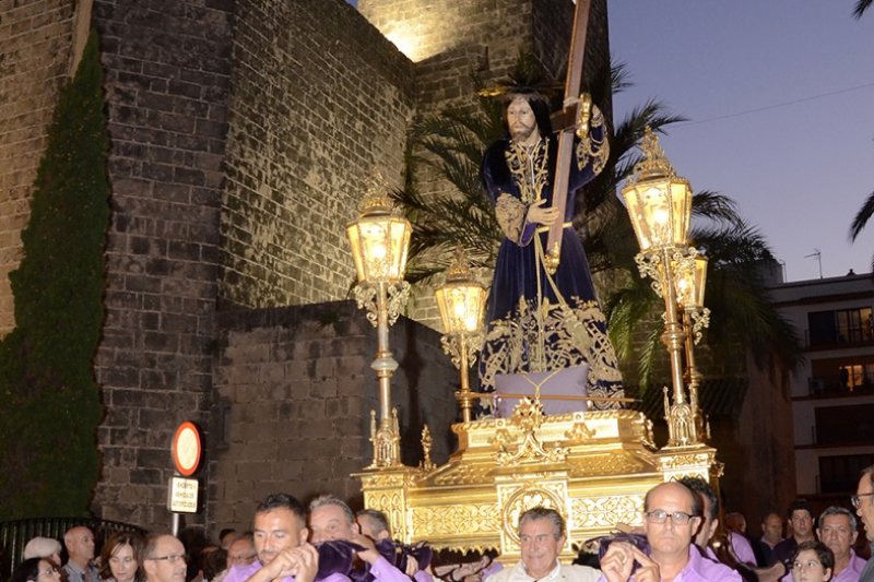  Multitudinaria celebracin de los 50 aos del Nazareno como alcalde perpetuo de Xbia