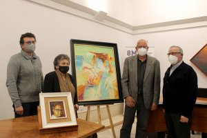 La familia de Antonio Marsal Such dona cuatro cuadros del pintor al Ayuntamiento de Dénia 