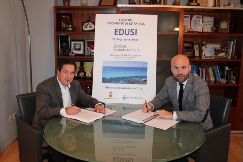 Firma de la estrategia EDUSI a Teulada