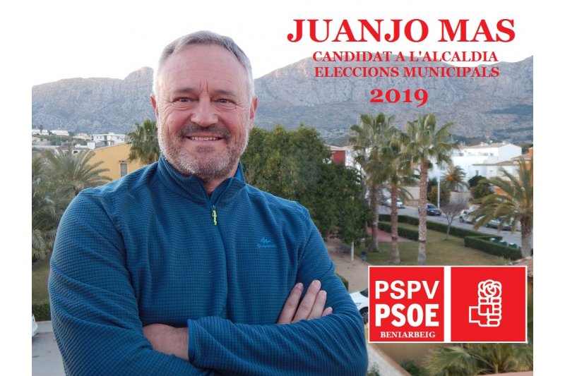 Juanjo Mas ser el candidat socialista a lAlcaldia de Beniarbeig