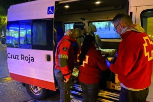 El operativo especial de la Cruz Roja de Dénia por la ola de frío ha atendido a 21 personas 