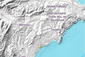 Un terremoto de baja intensidad se deja sentir en Calp, Benissa y Teulada