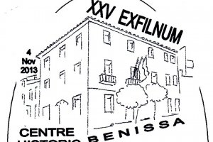 La Exfilnum homenajea al Centre Histric con un matasellos conmemorativo
