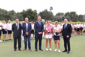 Nuria Iturrioz se adjudica el torneo de la Sella Open de Golf tras un dramático final ante Laura Fuenfstueck