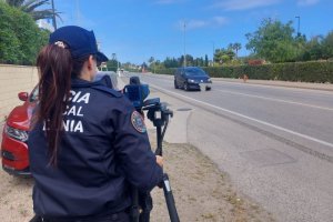 La Policia Local de Dnia sanciona en una setmana a 180 conductors per excs de velocitat