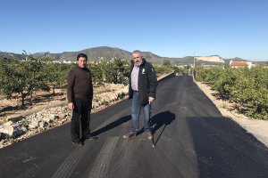 L’Ajuntament de Pego repavimenta els camins del Carritxar i de Benumeia amb recursos propis