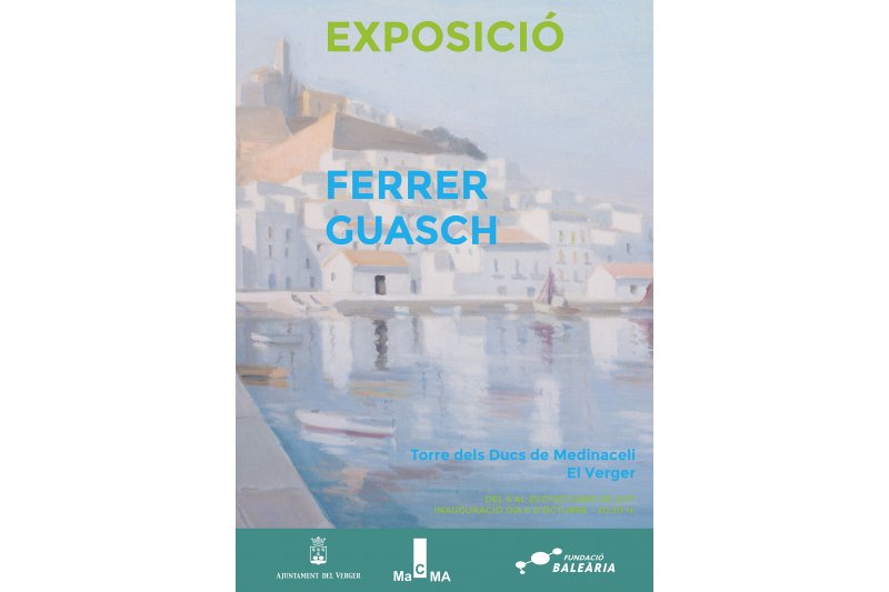 El Verger: La pintura de Ferrer Guasch trasllada la llum dEivissa a la Torre dels Ducs de Medinaceli