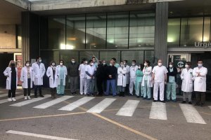 El personal de Urgencias del hospital de Dnia protesta por el deterioro de los recursos humanos