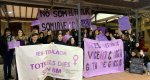 Comunitats educatives de la comarca se sumen a la manifestaci del Dia de la Dona de Pedreguer