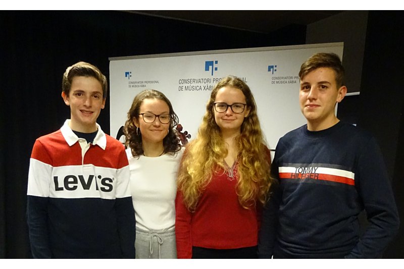 Cuatro alumnos del Conservatorio Profesional de Xbia son seleccionados para la Joven Orquesta de Alicante