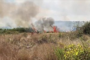 Controlado el incendio del paraje de La Rana, de Gata