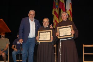 Pego acomiada a l’ordre franciscana amb el nomenament com a fills adoptius als frares Ismael Andrés i Àngel Talens