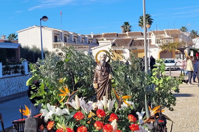Sant Antoni retorna a l’Almadrava per a conservar la tradició immemorial a Els Poblets