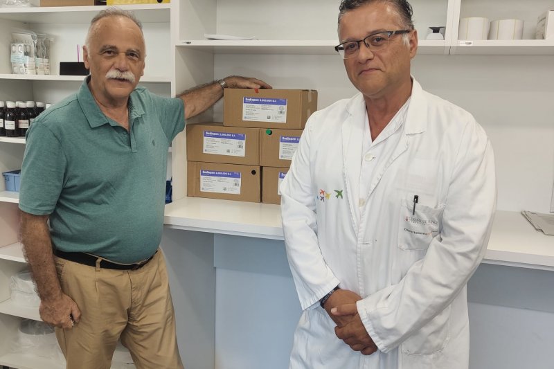 El Hospital de Dénia dona penicilina cristalina a un hospital de Honduras para tratar la sífilis neonatal