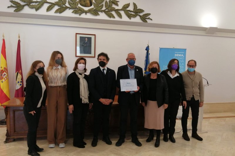Dénia recibe el distintivo de municipio turístico de la Comunitat Valenciana
