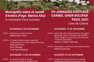 Larxiu de Pego configura las Jornades dEstudi Carmel Giner 2021 como un monogrfico del castillo de Ambra