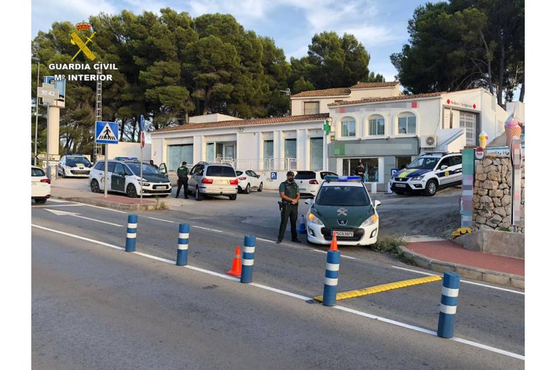Detienen al autor en un robo en Teulada tras reforzar la vigilancia  entre Policía Local y Guardia Civil 